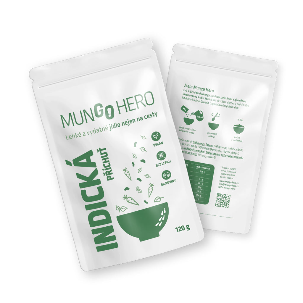 Indická – mungo s quinou a ajurvédským kořením