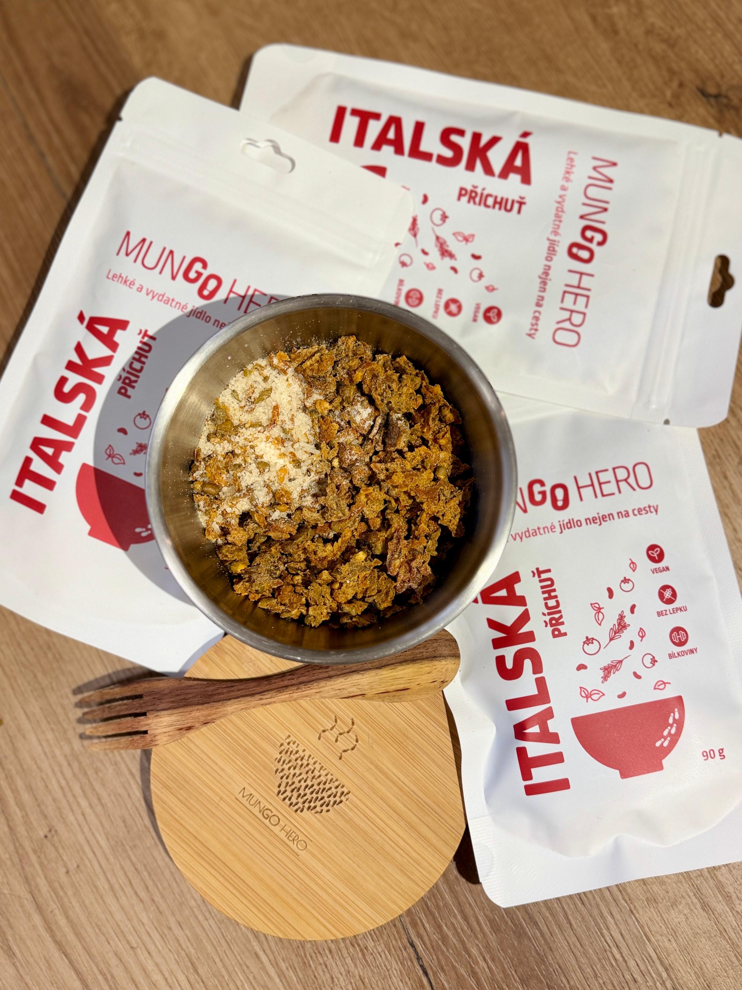 Italská - mungo s rýží, rajčaty a řapíkatým celerem